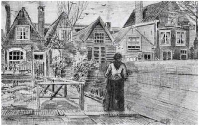 Huis van Siens moeder door Vincent van Gogh